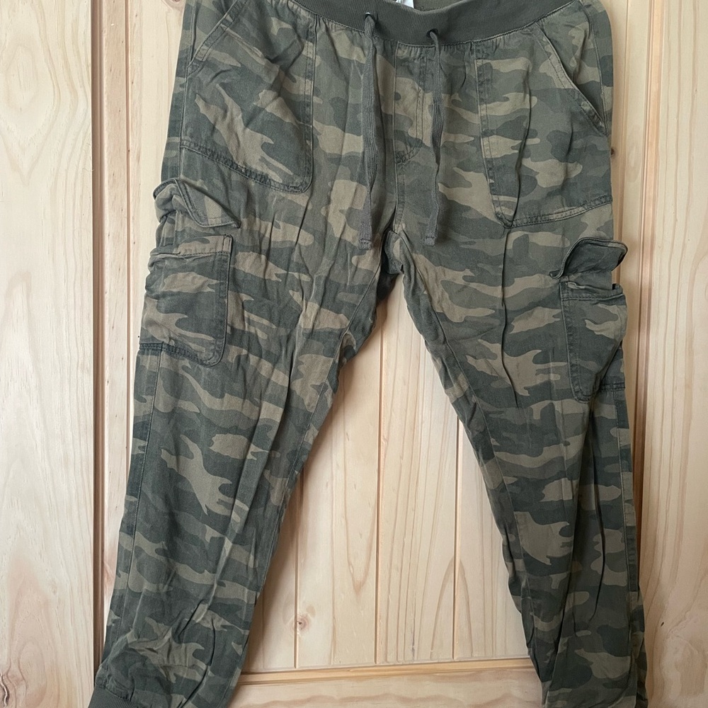 Camouflage Cargo Joggers
